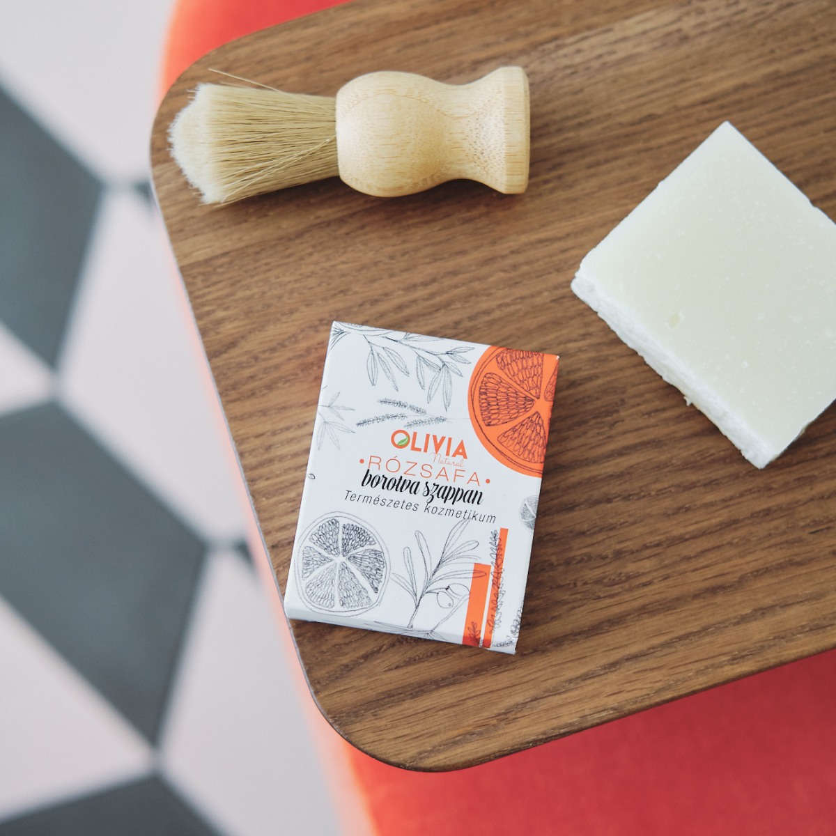 Rózsafa borotvaszappan
