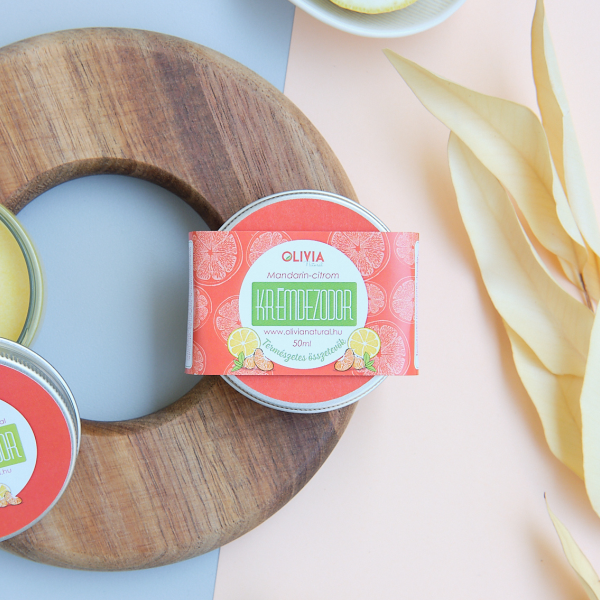 Természetes krémdezodor mandarin és citrom olajjal